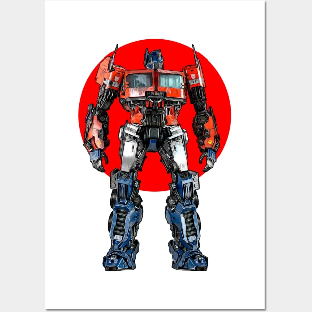 Optimus Wall Art by arxitrav